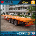 3 axle heavy duty 40FT container flat bed trailer for sale